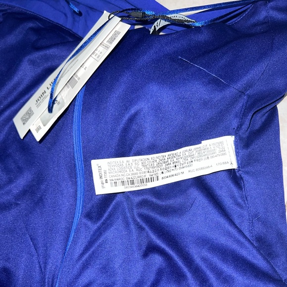 Zara Blue One Piece Swimming Suit - Picture 7 of 9